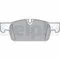 DELPHI LP2248 Bremsbelagsatz, Scheibenbremse für PEUGEOT