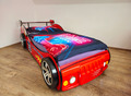 Kinder Autobett inklusive Matratze und Lattenrost, Energy, Rot, 90x200cm