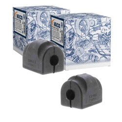 2x VAICO STABILAGER BUCHSE 13mm HINTEN BEIDSEITIG passend für BMW 5