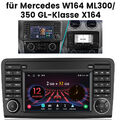 Android 12.0 Autoradio GPS Navi DAB+BT CARPLAY für Mercedes-Benz W164 ML300/350