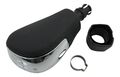 Original Leder Schaltknauf Knauf Knopf 5-Gang Schwarz Alu Chrom für Audi