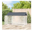 Voliere Vogelkäfig Vogelhaus Vogelvoliere Tierkäfig Metallstahl Anthrazit 