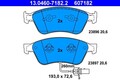 Ate 13.0460-7182.2 Bremsbelagsatz; Scheibenbremse für AUDI VW 13.0460-7182.2 vor