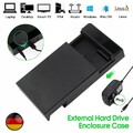 USB 3.0 Externe Festplattengehäuse für 2,5 & 3,5 Zoll HDD SATA SSD Gehäuse NEU