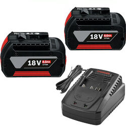 2X 18V 8.0Ah Akku für Bosch Professional GBA GSR GSB BAT618 BAT609 BAT620 DHL
