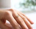 Diamant Herz Goldring 22 Brillanten 0,09 Karat in 585er 14 K Gold IGL Wert 800€