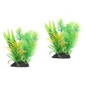  Set of 2 Künstliche Aquariumpflanzen Für Aquarien Wasserpflanzen