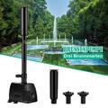 Springbrunnenpumpe Teichpumpe Teich Fontäne Leise Wasserpumpe Gartenpumpe Dekor