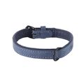 Hundehalsband Blau Schwarz M