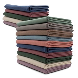 Bündchenstoff Set Bunt 5 als Paket BIO+GOTS Schlauchware TEX ® Stoffpaket Nähen