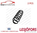 SCHRAUBENFEDER FAHRWERKSFEDER HINTEN LESJÖFORS 4295074 2PCS I NEU OE QUALITÄT