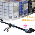 IBC Adapter Verbindungsset 3/4" Auslauf für 2 IBC Regenwassertank Nebeneinander