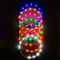 30cm - 70cm Leuchtband LED USB Akku Leuchthalsband Sicherheit Hundehalsband DHL