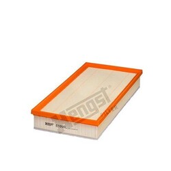 1x Luftfilter HENGST FILTER E1056L passend für PORSCHE VAG
