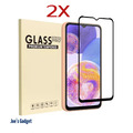 2x Panzerfolie Samsung Galaxy A Displayschutzglas Echt Glas Full Screen
