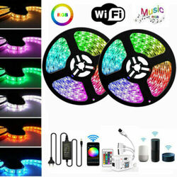 LED RGB Stripe Leiste Streifen 5050 SMD Band Leuchte Lichtschläuche Ketten 5-20m