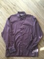 LIMIT  Schönes  Freizeithemd Oberhemd Hemd, bordeaux grau fein  gestreift Gr. 43