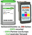 Drucker Patronen Tinte Canon PG545 CL546 XL Pixma MG 2550 2950 3050 TS 3150 3350