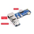 Zero 2 W Converter Adapter Expansion Board für RPI Raspberry Pi 3 Model B Plus