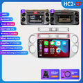 Android 12 Autoradio Carplay 2+32G GPS Navi Für VW Tiguan 1 NF Golf Plus 2007-16