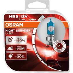 OSRAM NIGHT BREAKER® LASER H1 H3 H4 H7 H8 H11 HB3 HB4 W5W D1S D2S D3S D4S
