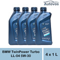 BMW Original Twin Power Turbo LL-04 5W-30 4 Liter Motoröl Longlife 04