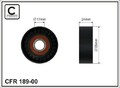 CAFFARO 189-00 Spannrolle Keilrippenriemen 65mm für VW Golf V Schrägheck (1K1)