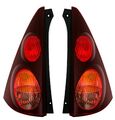 Rückleuchten Set für Peugeot 107 Citroen C1 2005- Heckleuchten Dunkelrot Smoke