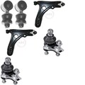 2x ABS QUERLENKER + TRAGGELENK + KOPPELSTANGE VORNE passend für VW GOLF 3 VENTO