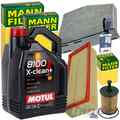 MANN FILTER FILTERSET+MOTUL 5W30 ÖL für VW TOURAN 1T GOLF 5 6 1.9 2.0 TDI