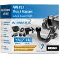 ANHÄNGERKUPPLUNG für VW T6.1 ab 19 abnehmbar BRINK +13pol E-Satz Erich J