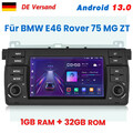 Android13 Autoradio GPS NAVI BT FM WIFI DAB+ 32GB Für BMW E46 3er 318 320 325 M3