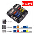 6-Wege KFZ ATO Sicherungshalter Auto Sicherungskasten LKW Boot Sicher 12V-32V DE