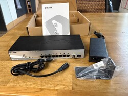 D-link DGS-1210-10P Ethernet-Switch mit PoE & LWL SFP Einschub in OVP