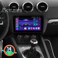 9'' 64G Android 14 Autoradio Carplay RDS BT GPS Navi für Audi TT 8J 8N 2006-2014