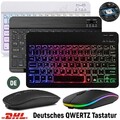QWERTZ Bluetooth Tastatur Maus Für Xiaomi Pad 6/5/6 Pro Redmi Pad SE 11 Zoll DE