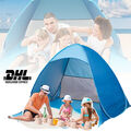 Strandmuschel Pop Up Strandzelt Sonnenschutz Windschutz Zelt Sichtschutz UV 50+