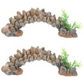  2 Count Dekorative Brücke Für Aquarien Aquarium Gefälschter Fisch Dekorationen