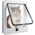 Katzenklappe 4 Wege Hundeklappe mit Tunnel Haustiertür Katzentür Cat Door S~XL