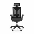 hjh OFFICE Bürostuhl Drehstuhl KODIAK Stoff Netzstoff schwarz Schreibtisch499