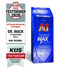 DR. WACK A1 Speed Wax Plus 3 Wachs Lack Pflege Versiegelung / 250ml // 2635