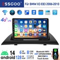 6+128G Autoradio 8Core Für BMW X3 E83 2006-2010 Carplay Android 14 GPS Navi WIFI