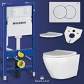 Geberit Duofix Vorwandelement WC Spülrandlos  sitz absenkautomatik Komplett Set