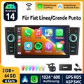 Android 14 Für Fiat Linea Grande Punto Autoradio DAB+ Carplay 64GB GPS NAVI +KAM