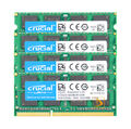 Crucial 4X 8 GB 2RX8 DDR3L 1600 MHz PC3L-12800S SODIMM Laptop Speicher RAM 1.35V