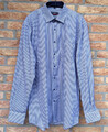 ETERNA MODERN FIT Herren Hemd Gr.41 ( 16) Langarm Cotton Blau-Weiß gestreift Neu