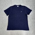 LACOSTE Herren Retro T-Shirt Kurzarm Extra Large Regular Fit Logo 10401 Blau