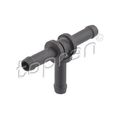 1x Kühlmittelflansch TOPRAN 117 338 passend für AUDI PORSCHE SEAT SKODA VW
