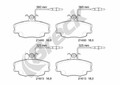 BRECK Bremsbelagsatz, Scheibenbremse 21460 00 702 10 für CITROËN