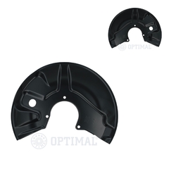 2x OPTIMAL Ankerblech Spritzblech Bremsscheibe vorne für VW Polo 86C 80 86